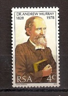 Südafrika 1978, Nr. 538, Andrew Murray (1828-1917), Pastor Postfrisch Mnh ** RSA - Ongebruikt