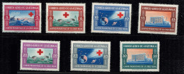 Guatemala ** PA 246 à 252 - Au Profit De La Croix Rouge - Guatemala