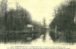 Maintenon. Le Canal De La Voise, Vue Prise Du Viaduc Du Chemin De Fer. - Maintenon