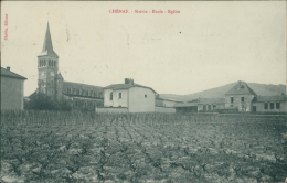 69 CHENAS / Mairie, Ecole Et Eglise / - Chenas