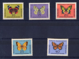 GERMANY DEMOCRATIC REPUBLIC Butterflies - Papillons