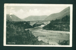 SCOTLAND  -  Clova Bridge  Used Postcard As Scans (top Left Corner Damaged) - Angus