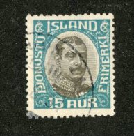 A-243  Iceland 1920  Scott #O44   Offers Welcome! - Dienstzegels