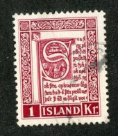 A-244  Iceland 1953  Scott #280   Offers Welcome! - Used Stamps