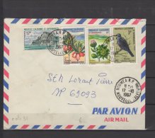 Nouvelle Calédonie - N° 315 , 318 , 334 Et 336  Obli/sur Lettre - Storia Postale