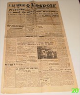 Journal L'Espoir Du 14-15 Avril 1945(Iéna Est Tombé) - Frans