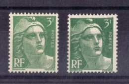 VARIETE DE COULEUR N* 716A (vert Clair Et Vert Fonçé) NEUF** - Unused Stamps