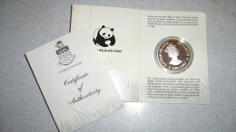 WWF 25th Anniversary Coin Collection - Cayman Islands - Cuban Amazon - Caimán (Islas)