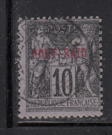 French Offices In Egypt - Port Said Used Scott #6 10c Peace And Commerce, Red Overprint, Type I - Used Stamps
