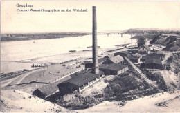 Graudenz Militär Pionier Wasser Übungsplatz An D Weichsel Grudziadz 21.10.1915 Gelaufen Als Feldpost - Westpreussen