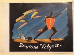 DIVISIONE FOLGORE ANNO 1957 VIAGGIATA - Equipment