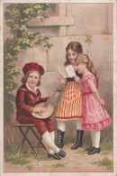 CHROMO CHOCOLAT VAN HOUTEN / ENFANTS MUSICIENS - Van Houten