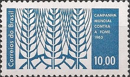 BRAZIL - FAO FREEDOM FROM HUNGER CAMPAIGN 1963 - MNH - Contre La Faim