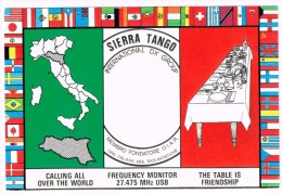 K1075 Card QSL - Sierra Tango - International DX Group / Non Viaggiata - Radio