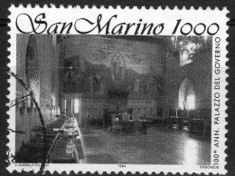 1994 San Marino - Cent. Inauguraz. Palazzo Del Governo L 1000 - Usados