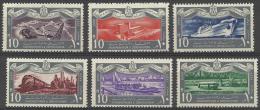 EGYPT -  1959 Transportation - Planes, Trains, Etc. Scott 467-472. MNH ** - Ungebraucht