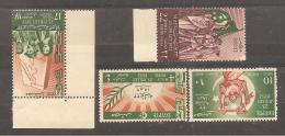 EGYPT - 1952 Change Of Government. Scott 318-321. MNH ** - Ungebraucht