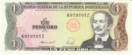 Dominican Republic #126, 1 Peso Oro 1988 Banknote Currency - Dominicaanse Republiek