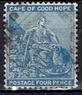 CAPE OF GOOD HOPE # STAMPS FROM YEAR 1864 STANLEY GIBBONS 24 - Capo Di Buona Speranza (1853-1904)