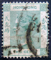 HONGKONG 1882 2c Queen Victoria USED Scott37 CV$1.20 - Usados