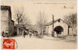 Rians - Avenue De La Gare Et Le Lavoir - Rians