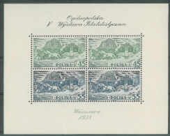 POLAND - 1938 STAMP EXPO M/S - Neufs