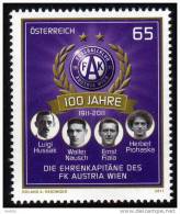 ÖSTERREICH 2011 ** 100 Jahre FK Austria Wien - Fussball, Football - MNH - Unused Stamps