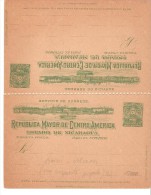 2 Tarjetas De Nicaragua Upu 1898 - UPU (Wereldpostunie)