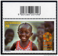 ÖSTERREICH 2011 ** 25 Jahre Care Österreich - MNH - Unused Stamps