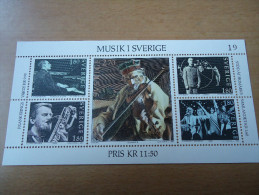 Schweden: Block 11 Musik In Schweden (1983) - Blocks & Kleinbögen