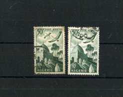 - FRANCE COLONIES . ALGERIE . TIMBRES AERIENS DE 1949/53 .  OBLITERES . - Poste Aérienne