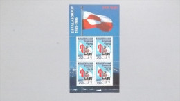 Grönland 273 Block 9, **/mnh, 10 Jahre Grönländische Flagge - Blokken