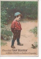 CHROMOS - CHOCOLAT VAN HOUTEN - ENFANT, GRENOUILLE - Van Houten