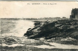 CPA 56 QUIBERON POINTE DE BEG ER VIL 1907 - Quiberon