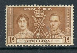 Gold Coast 1937 1p Coronation Issue #112 - Gold Coast (...-1957)