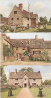 Three Views Of Sulgrave Manor (The Ancestral Home Of The Washingtons, The Family Of George Washington). - Northamptonshire