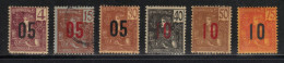 INDOCHINE N° 59 à 64 * & Obl. - Unused Stamps