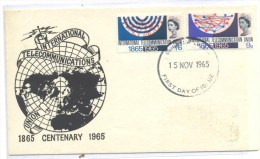 CARTA ILUSTRADA CENTENARY TELECOMMUNICATIONS - Lettres & Documents