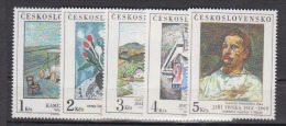 TCHECOSLOVAQUIE     1987         N°    2744 / 2748     COTE     25 € 00        ( 1839 ) - Unused Stamps