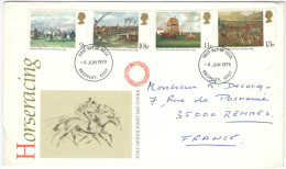 REGNO UNITO - UNITED KINGDOM - GREAT BRITAIN - GB - 1979 - Horseracing - Bromley - FDC - Viaggiata Per Rennes - EU-Organe