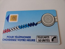 RARE : CORDON TÉLÉPHONE SUR FOND BLEU SO2  50 UNTITES SUR 120 UNITES - Fehldrucke