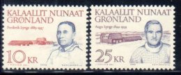 GROENLAND - N°197/8 ** (1990) - Unused Stamps