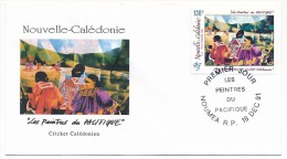 NOUVELLE CALEDONIE => 2 FDC => 1991 - Les Peintres Du Pacifique - FDC