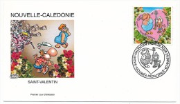 NOUVELLE CALEDONIE => 1 FDC => 2003 - Saint Valentin - FDC