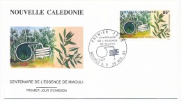 NOUVELLE CALEDONIE => 1 FDC => 1993 - Centenaire De L'essence De Naouli - FDC