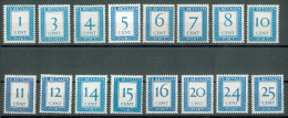 NETHERLANDS - 1947 POSTAGE DUES - Strafportzegels