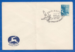 Israel; Brief Exposition D'armes 1957 Haifa - Brieven En Documenten