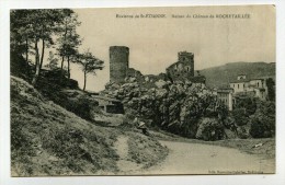 CP , 42 , ROCHETAILLEE , Ruines Du Château - Rochetaillee