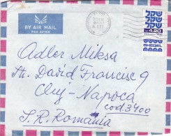 678A  AIRMAIL COVER 1981 SEND TO ROMANIA. - Cartas & Documentos