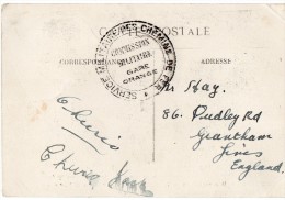 TB 443 - MILITARIA - Franchise Militaire Sur CPA -  Service Militaire Des Chemins De Fer - Gare ORANGE - Oorlog 1914-18